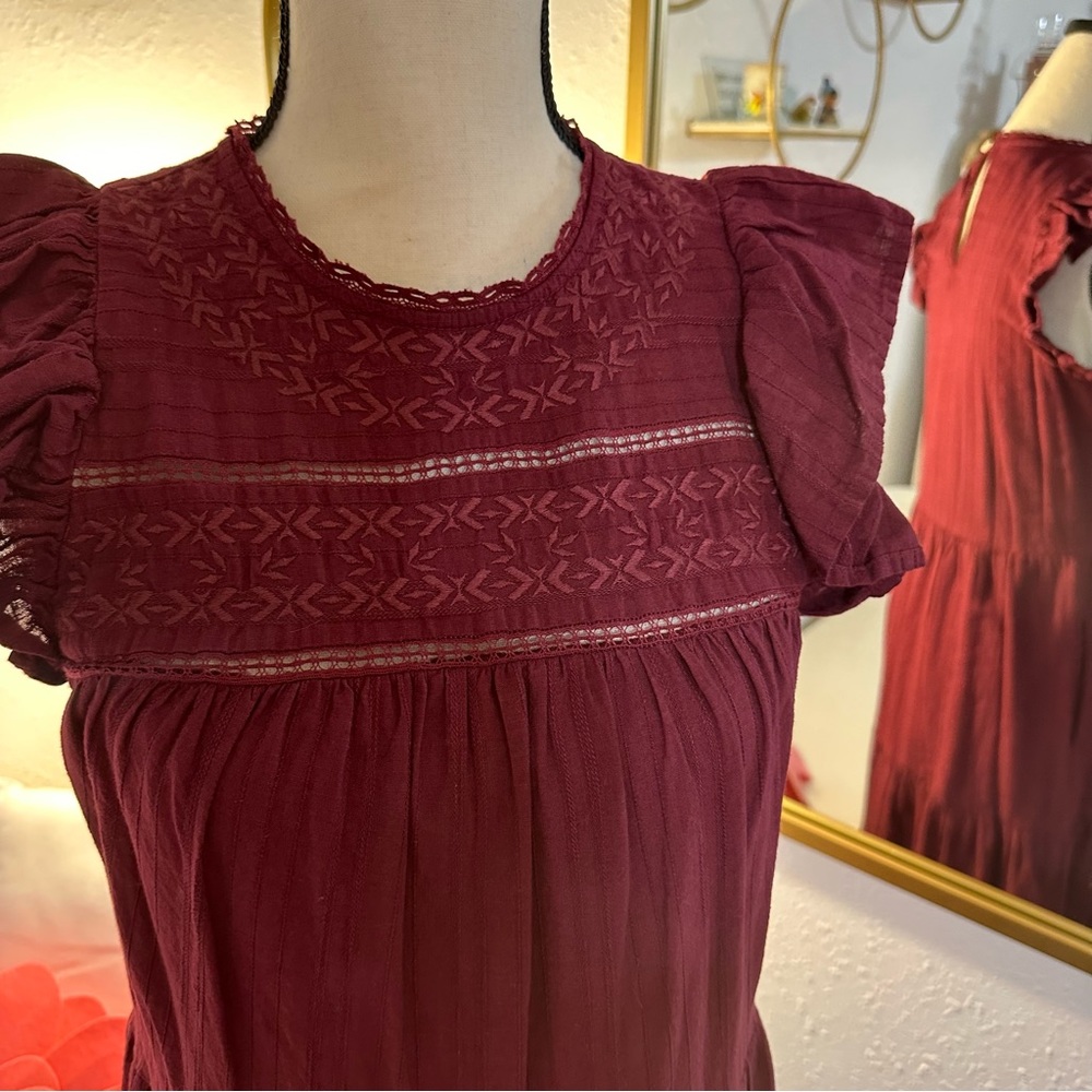 Burgundy Dress